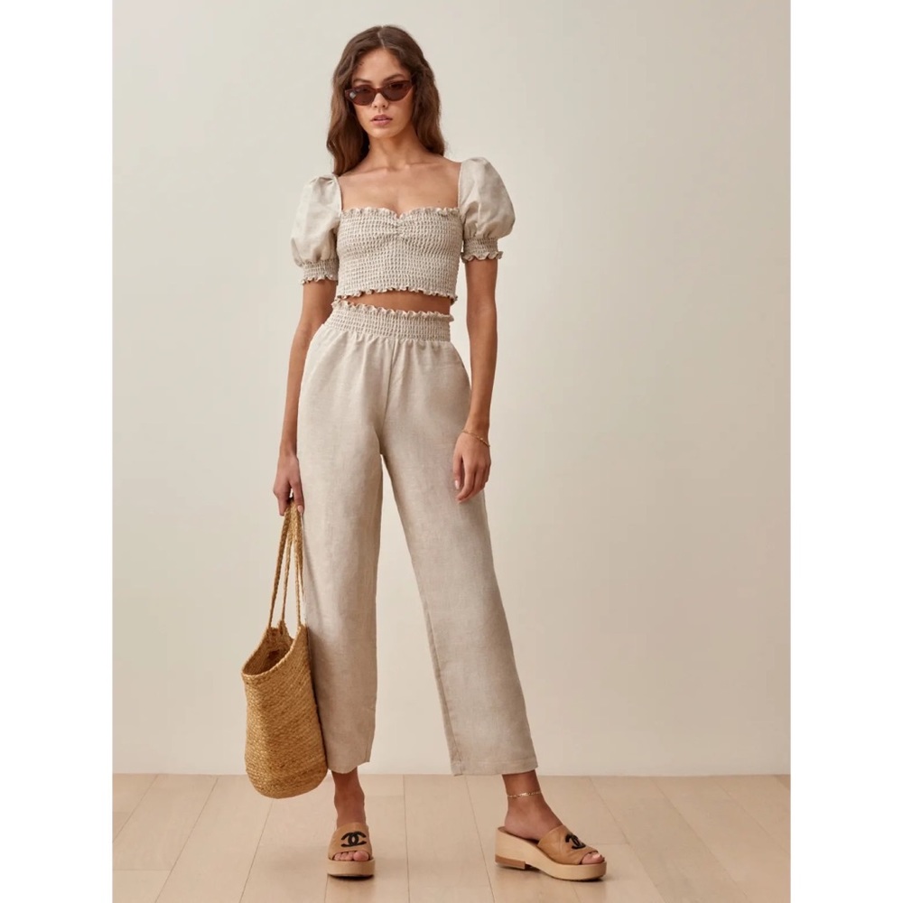 Reformation Mora Linen Two Piece